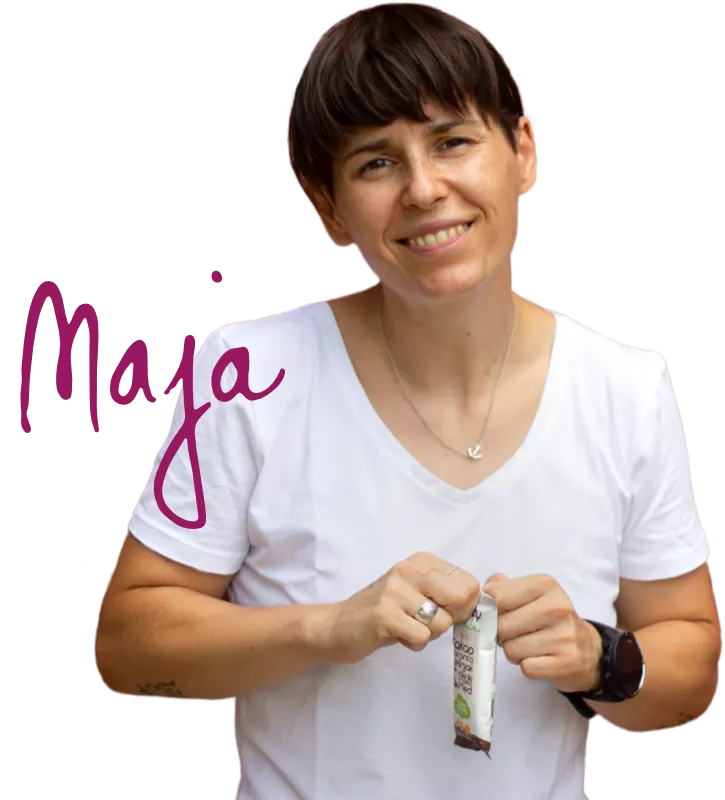 Fotografija Maje s potpisom